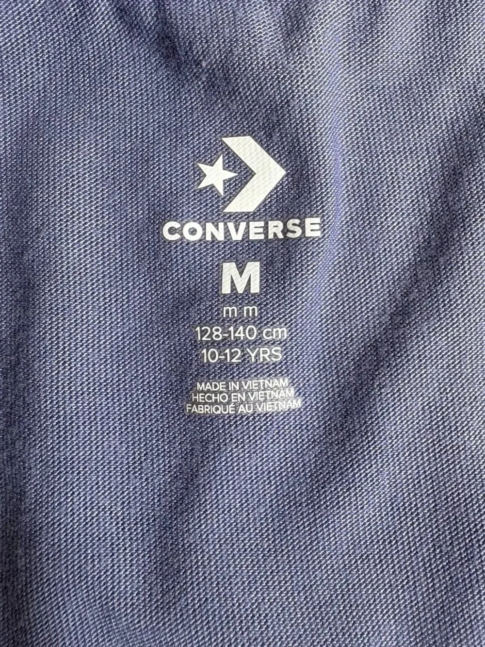 Converse Chuck Taylor All Star Graphic Tee Periwinkle Blue YM (10-12)